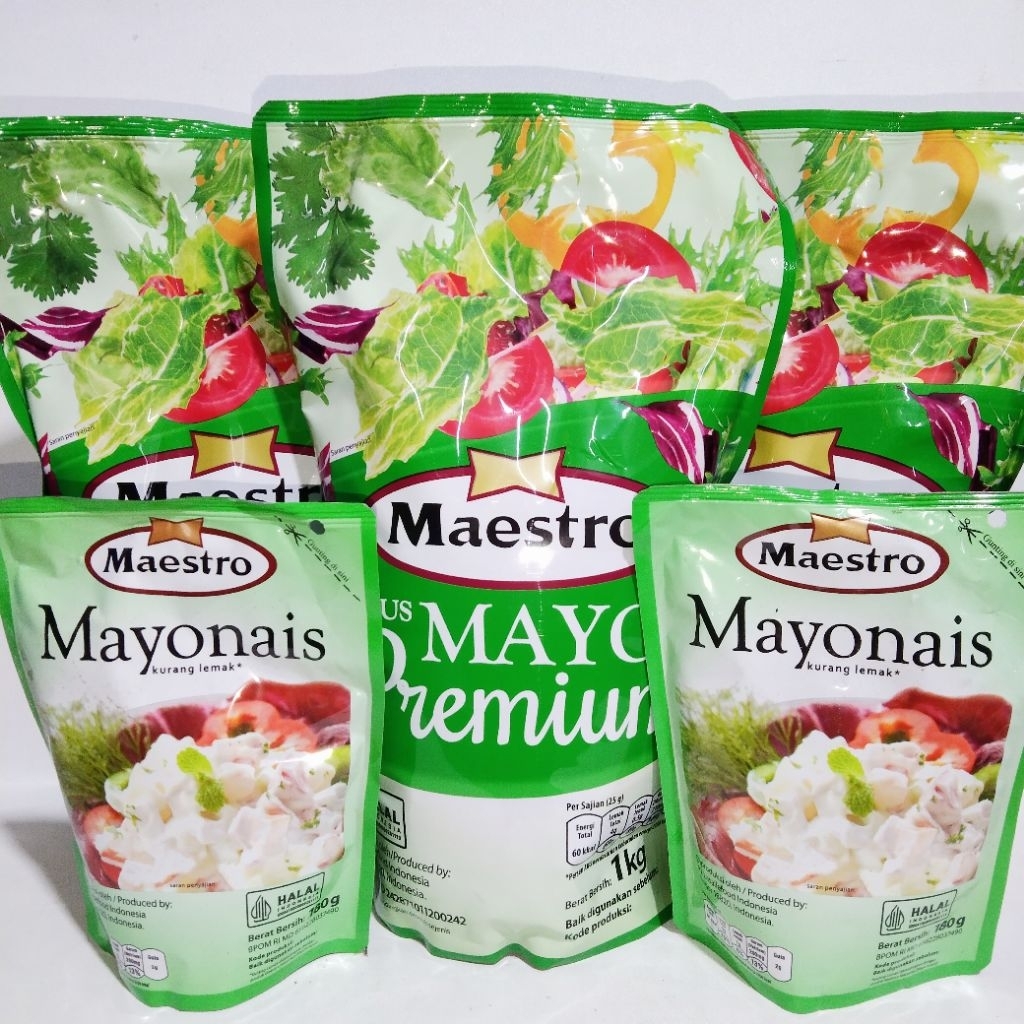 

Mayonaise Maestro Original 1kg 180gr