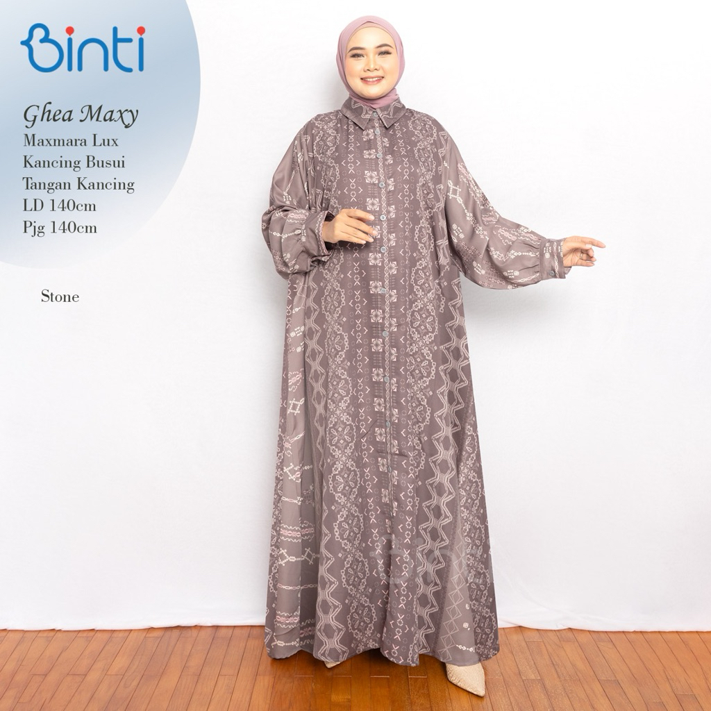 GHEA MAXY BINTI / GHEA BINTI ENTER GAMIS JUMBO BIGSIZE / DRESS MAXY MAXMARA ld 140 GAMIS ABAYA OVERS