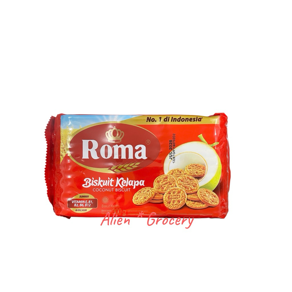 

Roma Biskuit Kelapa Coconut 300gr