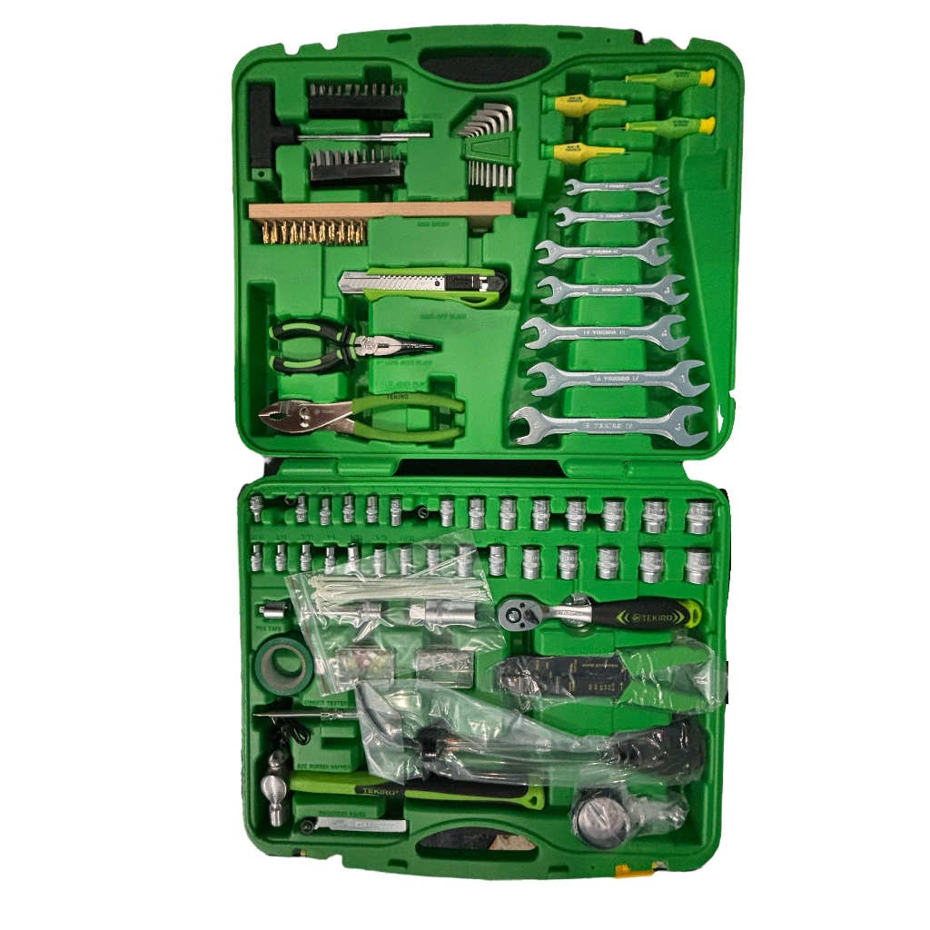 Tekiro Tool Set 130 Pcs Original | Kunci Sok Set Perkakas Mekanik Lengkap Box