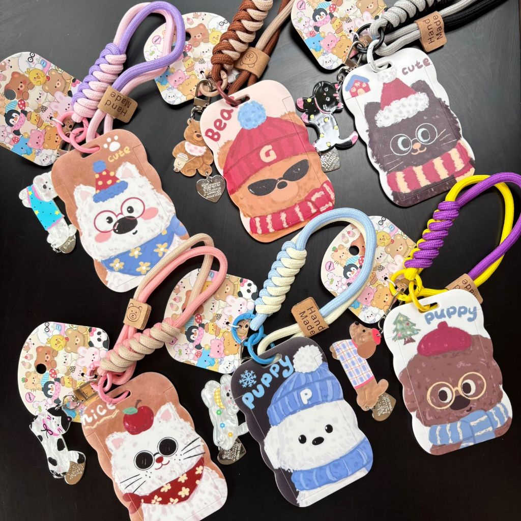 

ID CARD HOLDER BEAR DOG CAT | TEMPAT KARTU KAWAII