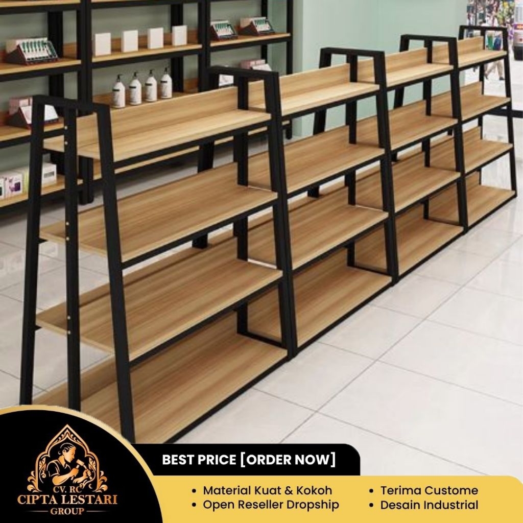 Rak Display Toko Warung Supermarket Minimalis Bisa CUSTOME Rak Display