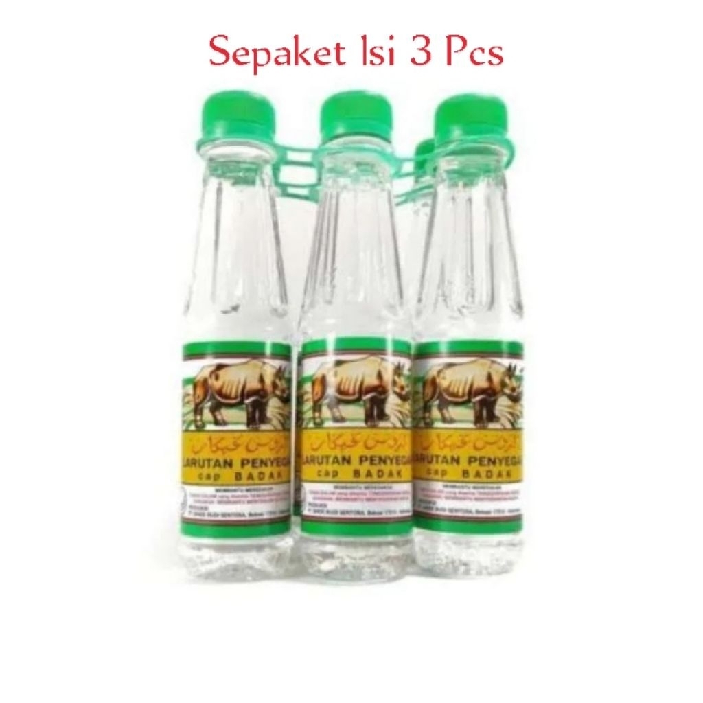 

Larutan Penyegar Cap Badak 200 ml Sepaket Isi 3