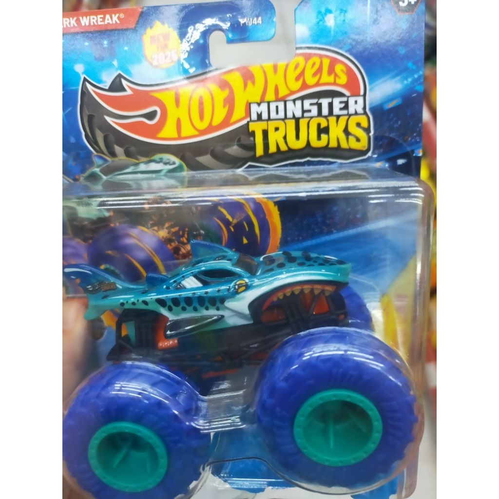 Hot wheels monster truck shark wreak 2025 1:64
