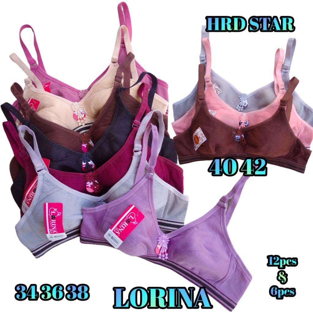 12pcs BH Bra Wanita Dewasa Remaja/ Lusinan Bra Bh wanita dewasa remaja Lorina