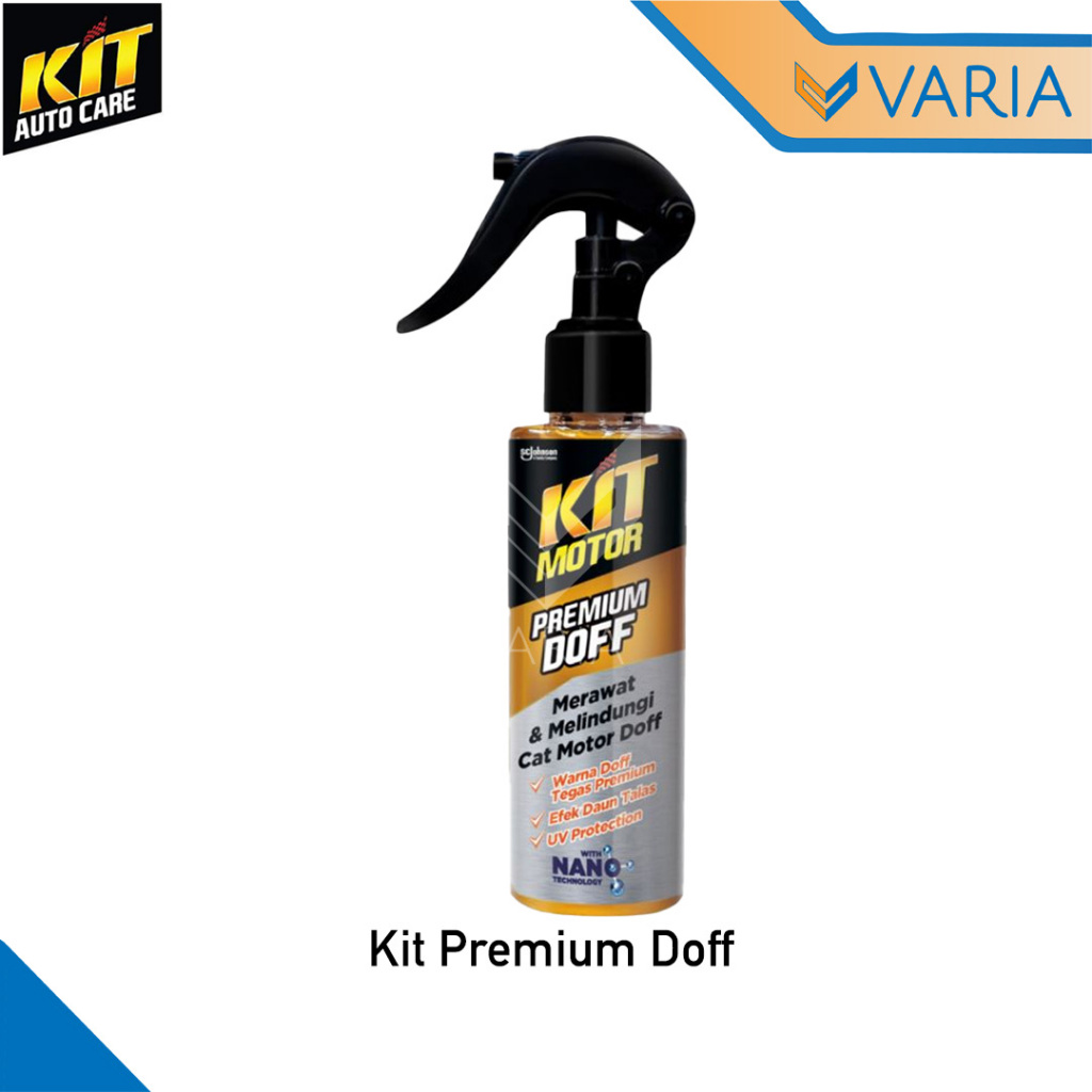 Kit Premium Doff 130 ml Perawatan Proteksi Body Trim Cat Matte Motor Mobil Helm