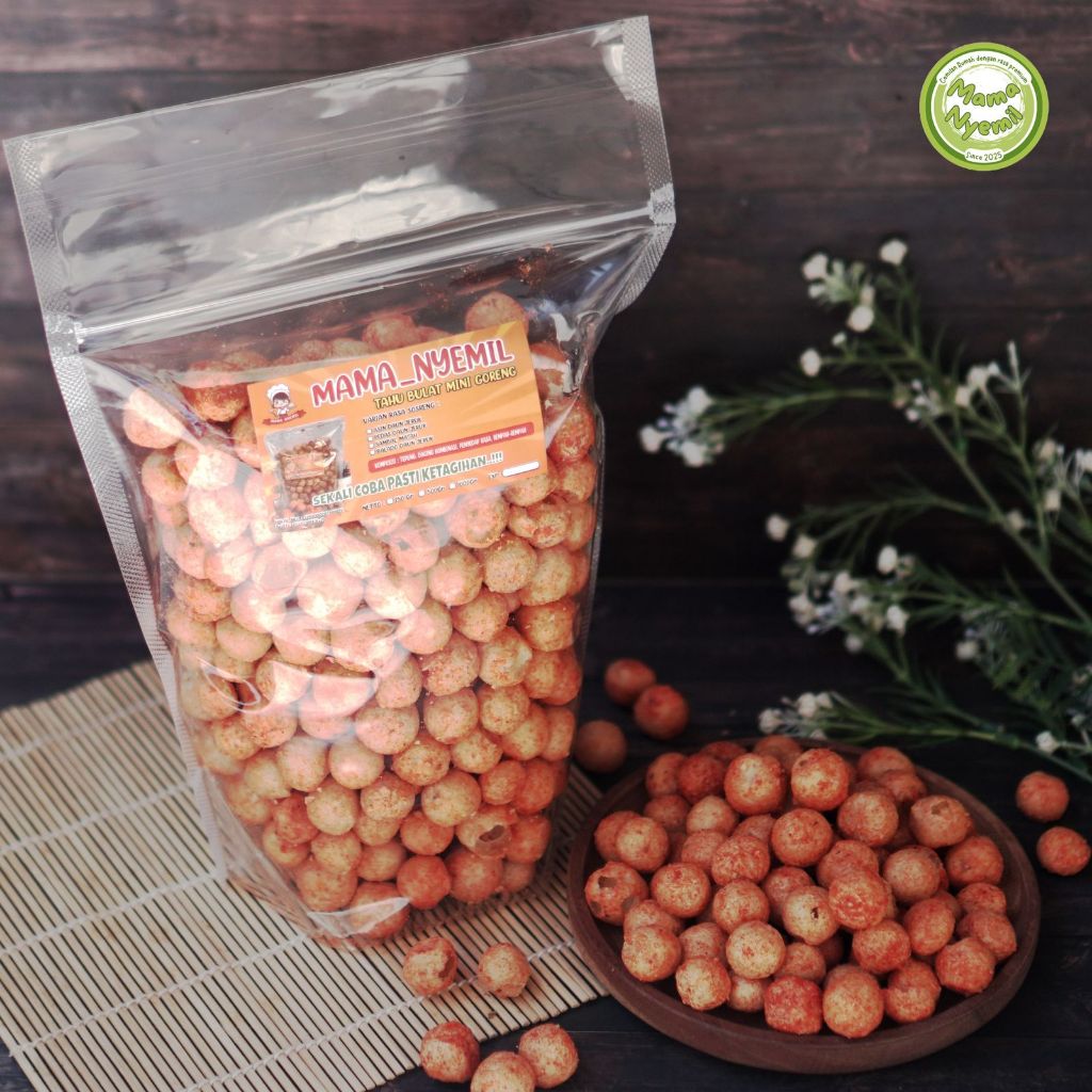 

Tahu Bulat Mini Crispy Balado 250gr, Cemilan Enak Tahu Bulat Crispy Balado Sensasi Pedas Nikmat