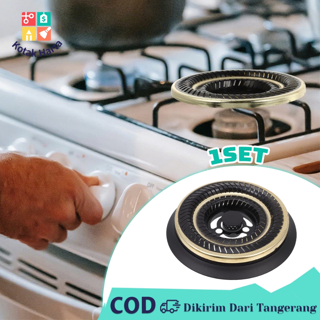 1 Set Aksesoris Kompor Gas Tanam Burner Dan Tungku Pengganti Onderdil Kompor Gas Untuk Kompor Tanam