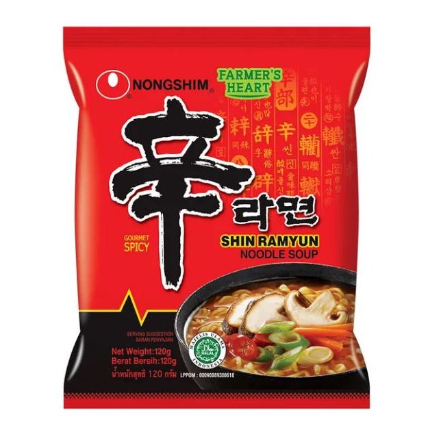 

Nongshim Shin Ramyun Spicy Mushroom 120 g – Mi Instan Pedas dengan Rasa Jamur & Umami