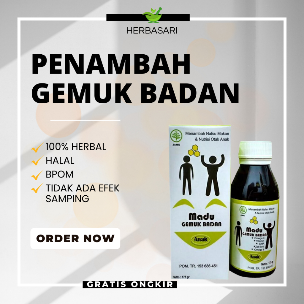 

Madu Gemuk Badan Bin Dawood - Membantu Menggemukan Badan Lebih Sehat