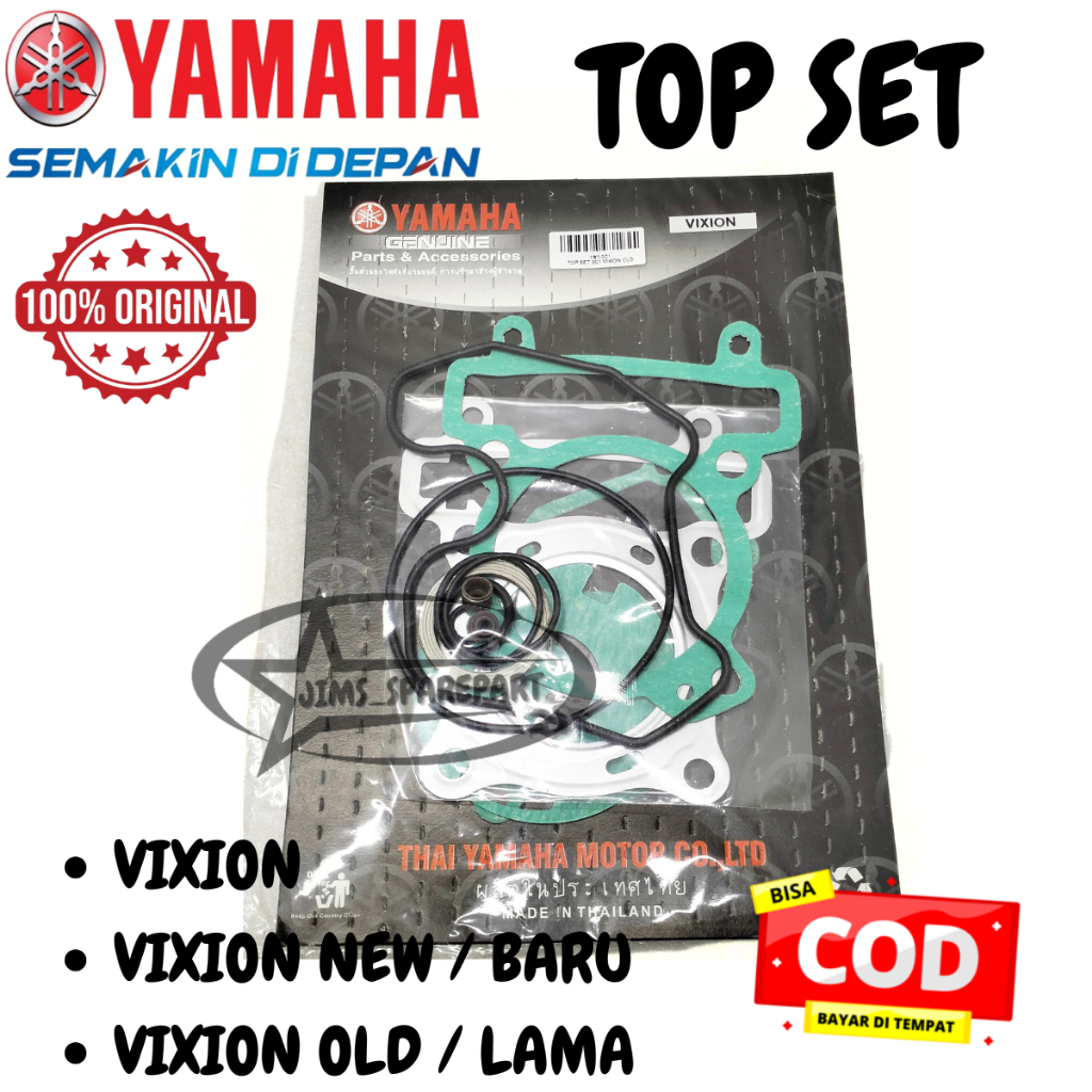 TOP SET TOPSET YAMAHA 3C1 VIXION NEW BARU OLD LAMA PAKING GASKET KUALITAS ASLI ORI YGP PACKING MESIN
