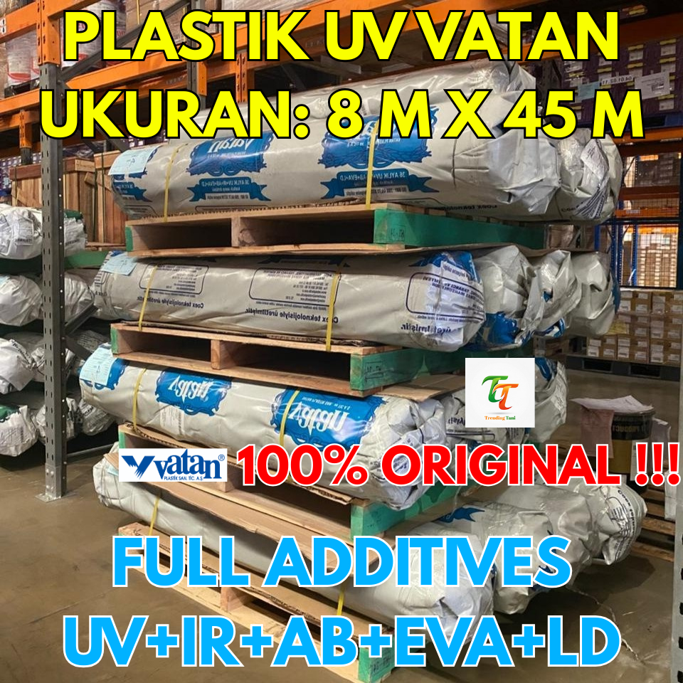 Plastik UV Vatan Lebar 8 meter, Plastik UV Vatan roll