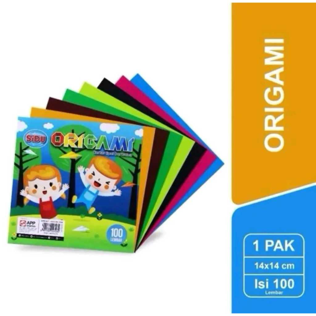 

KERTAS LIPAT ORIGAMI SINAR DUNIA SIDU 14X14 100 LEMBAR