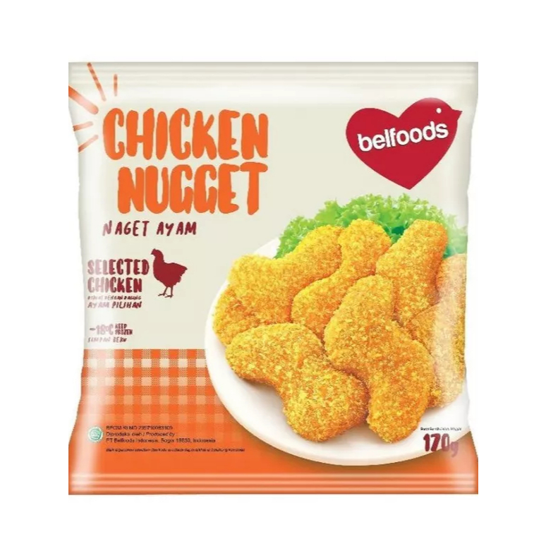 

Belfoods Chicken Nugget - berat 170 gr