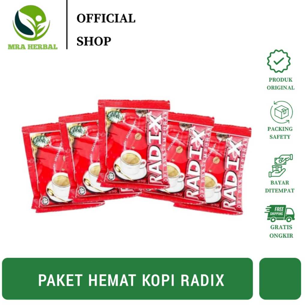 

Kopi Ginseng Radix Paket Hemat | Membantu Menjaga Daya Tahan Tubuh | Kopi Radix HPA