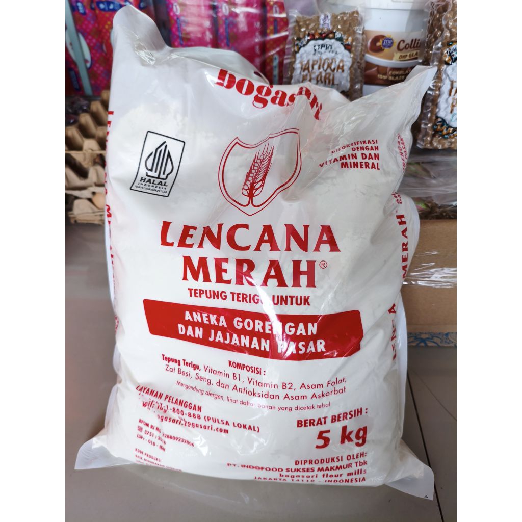 

Tepung Terigu Lencana Merah 5 KG