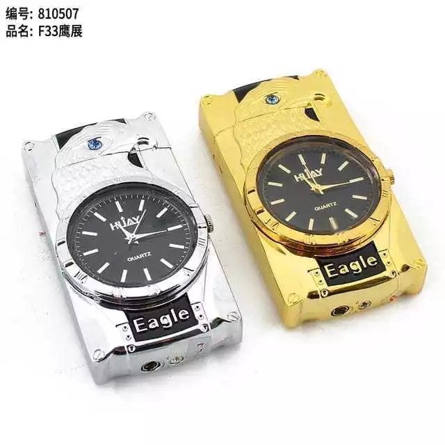 Korek Api Gas Jam Bulat korek jam Lampu Mancis Eagle