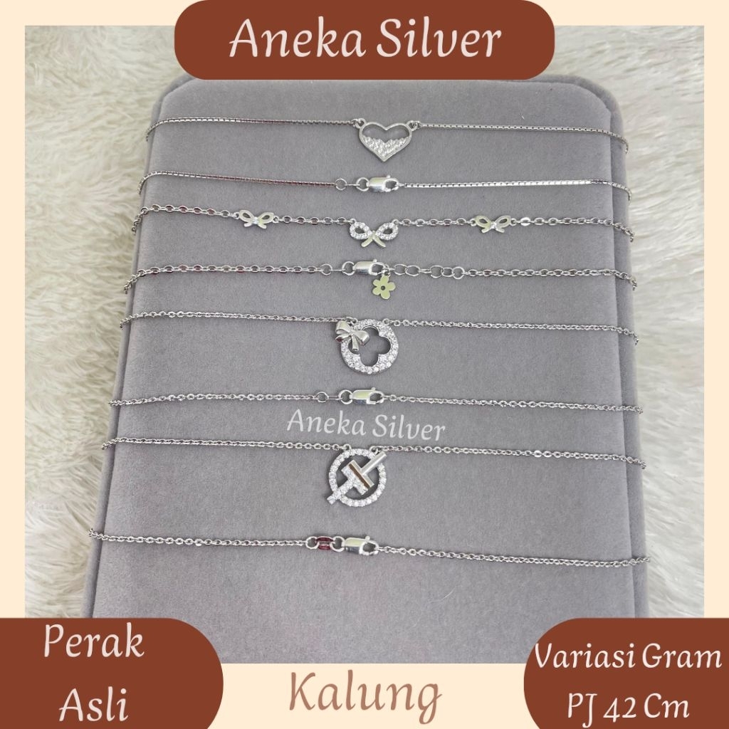 Kalung Koye Variasi Mata Mata, Perak 925