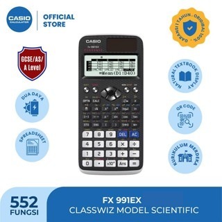 

Kalkulator Sekolah/Kuliah Casio FX-991EX kalkulator ilmiah (scientific) BLACK