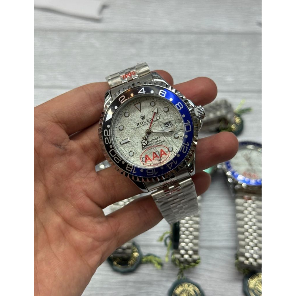 jam tangan rolex submariner jam tangan pria RLX rantai stainless mesin baterai