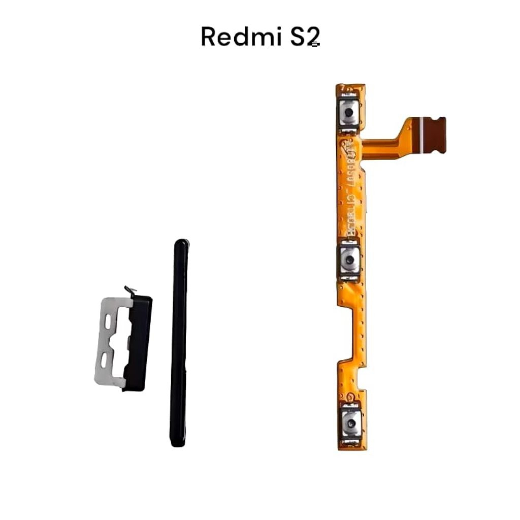 Tombol Flexible + tombol luar On Off Volume Xiaomi Redmi S2 / Redmi Y2 Original