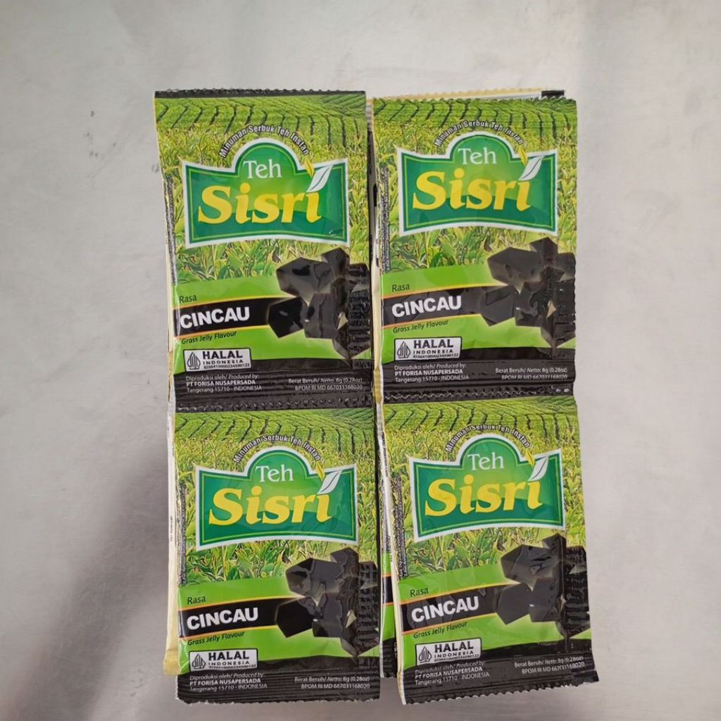 

Sisri Cincau Renceng Isi 10sachet 8gr