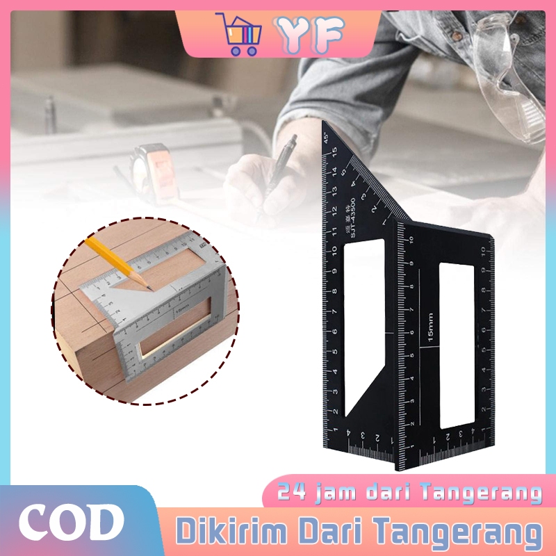 

Penggaris Multifungsi 3d / Alat Pertukangan Kayu / Untuk Carpentry Construction