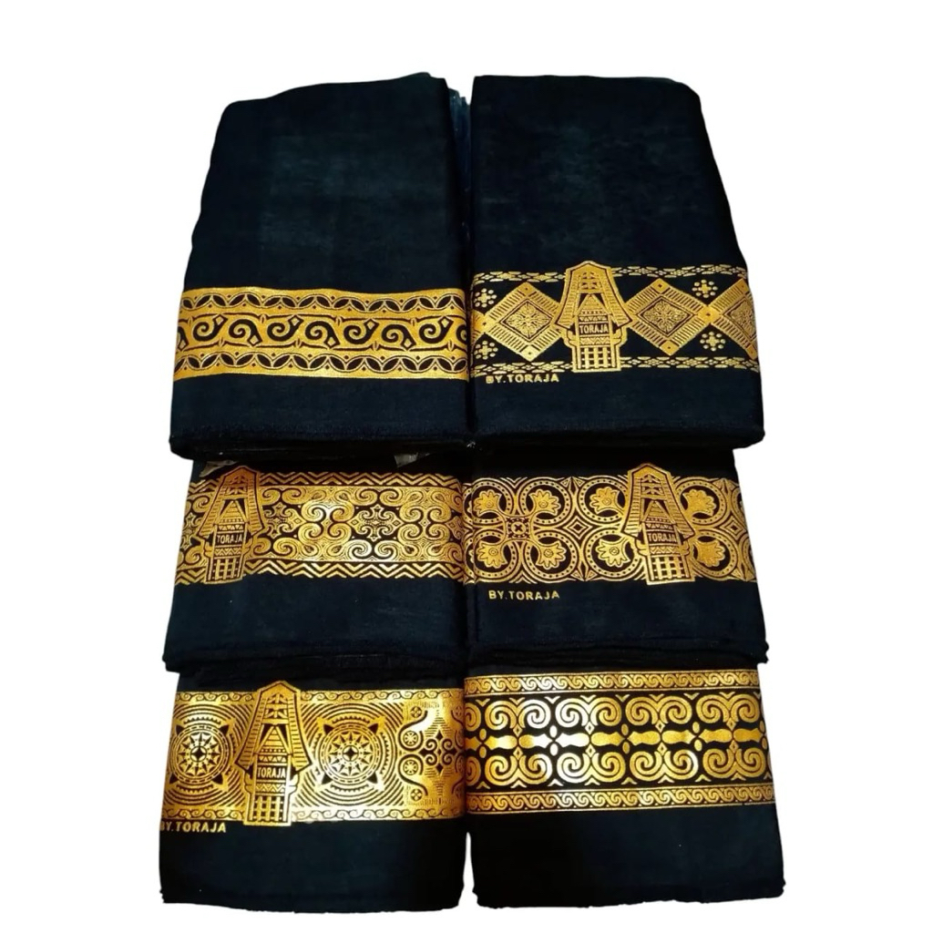 SARUNG TORAJA SARUNG HITAM MOTIF TORAJA