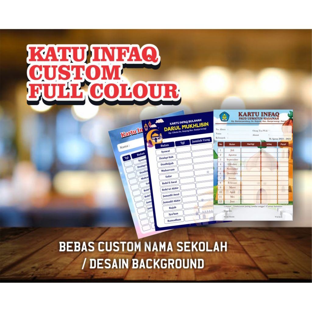 

KARTU INFAQ FULL COLOUR COSTUME DESAIN
