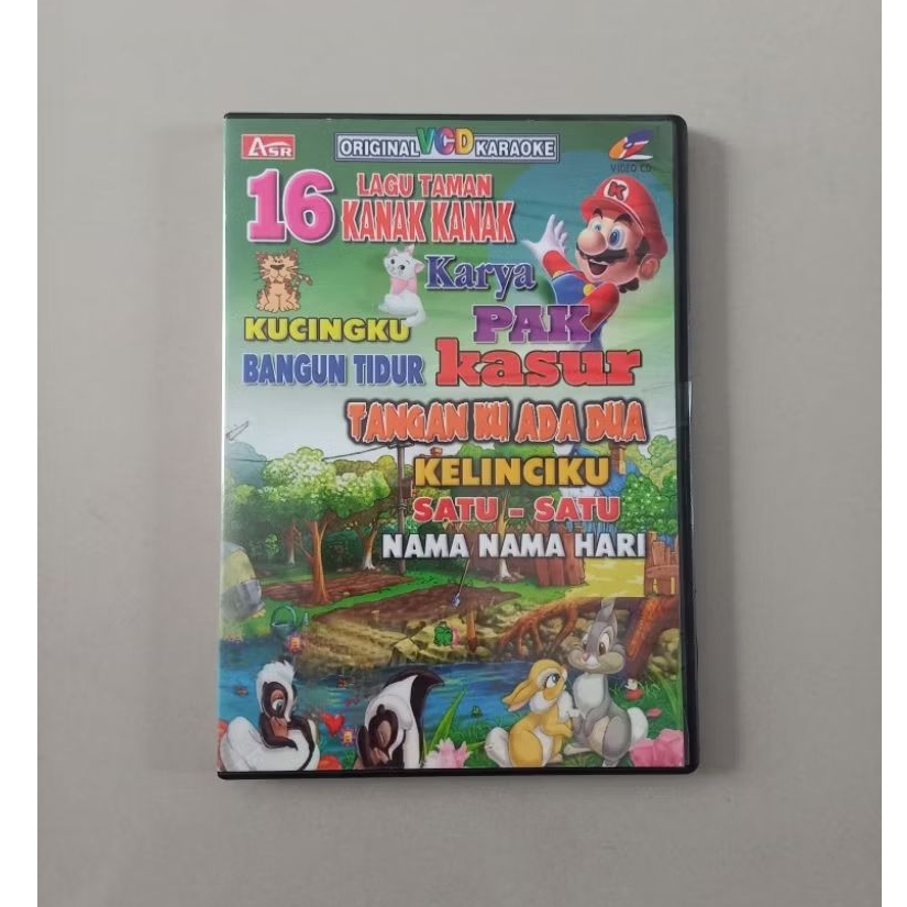 VCD KARAOKE 16 LAGU ANAK KARYA PAK KASUR