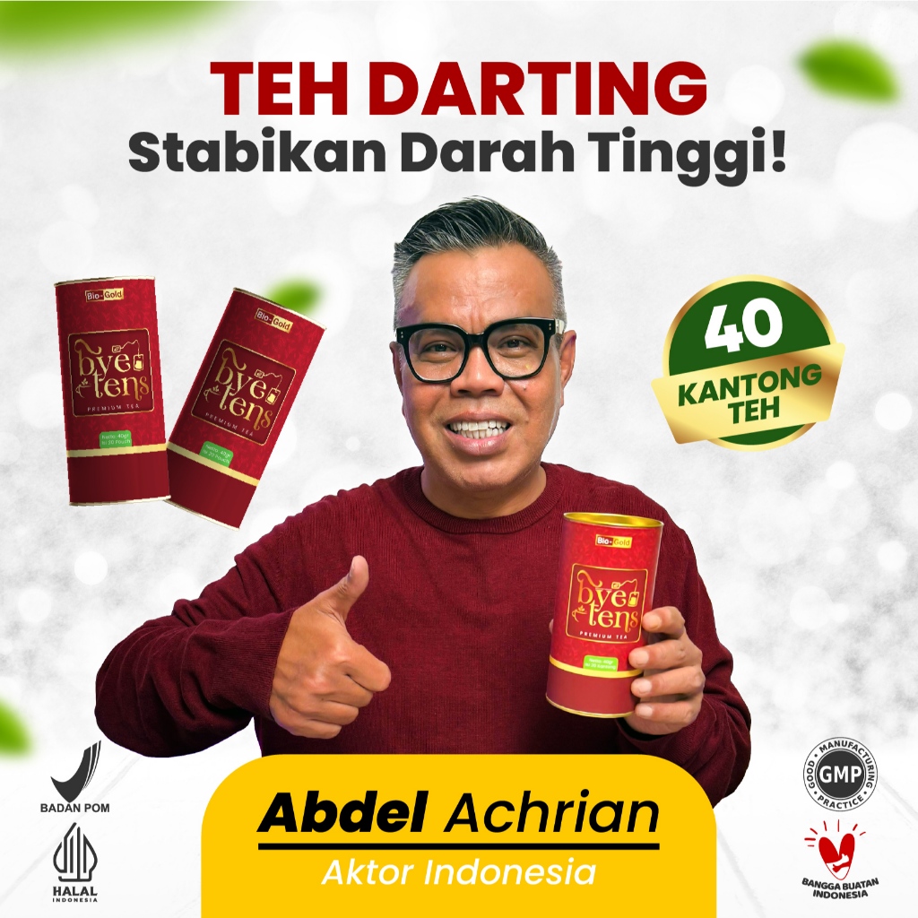 

Bye Tens - Bundling 2 Kaleng Premium Tea Teh Celup Darah Tinggi Obat Hipertensi Memperlancar Peredaran Darah BPOM