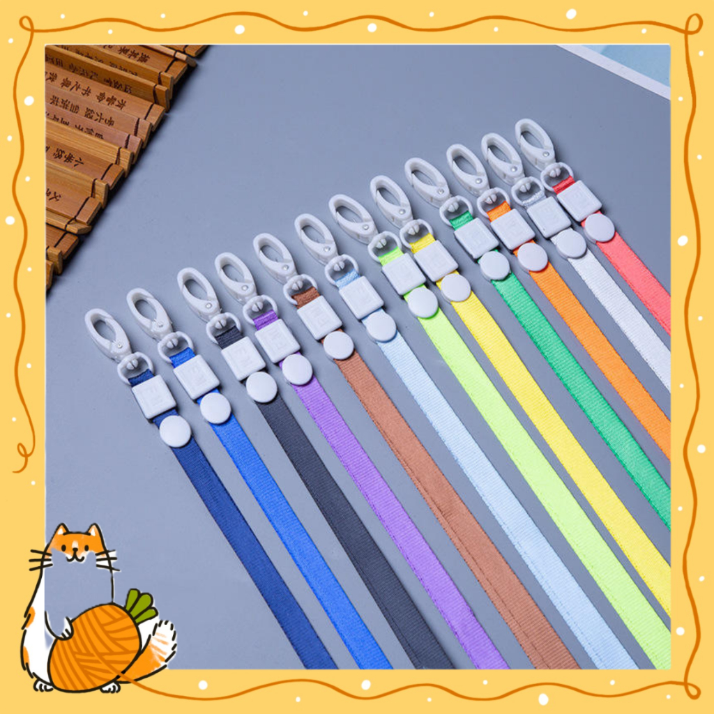 

Tali Lanyard Model Kokot Kalung Panitia Event acara Gantungan ID Card Holder