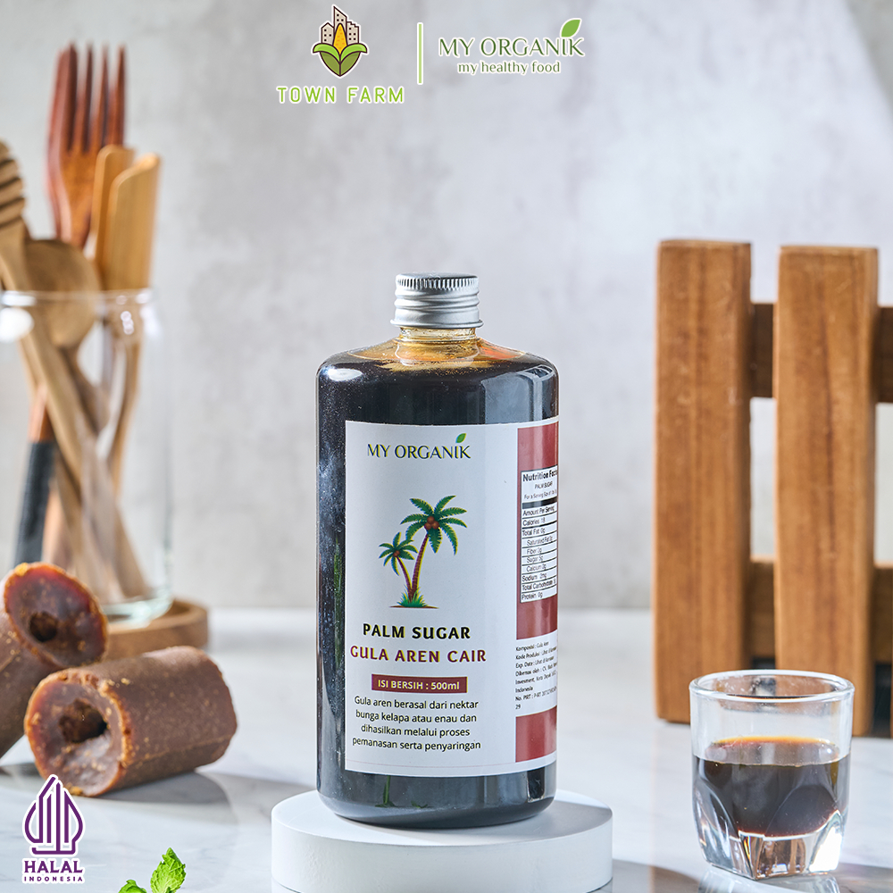 

My Organik Gula Aren Cair Original Murni Premium Pure Liquid Palm Sugar Syrup Palm Organik