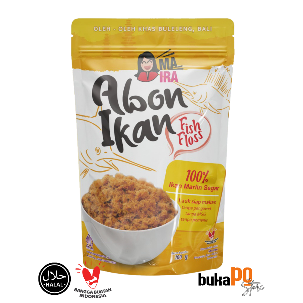 

ABON IKAN (MA-IRA) Oleh-oleh khas Buleleng Bali dan Bisa Untuk Campuran MPASI Bayi