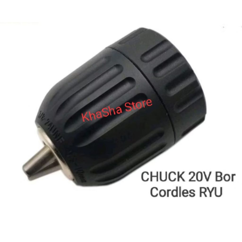 Kepala Bor 20Volt RYU chuk mesin Bor batrei 20volt RYU