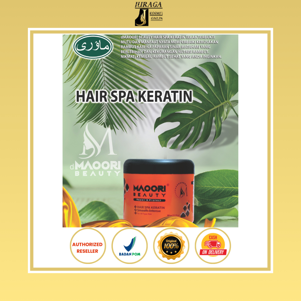 Maoori Masker Rambut- Hair Spa Keratin - Salon Treatment -  BPOM