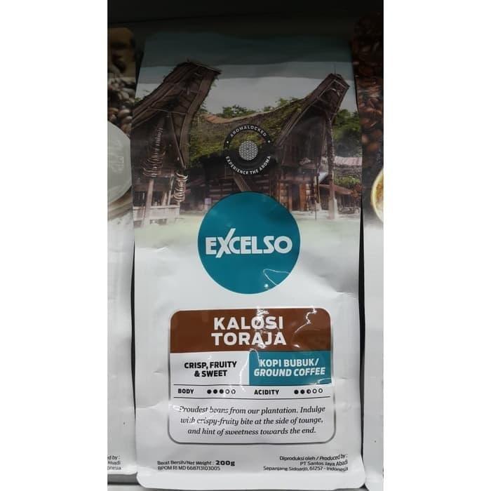 

Excelso Kalosi Toraja Ground 200gr Kopi Bubuk Excelso Kalosi Toraja