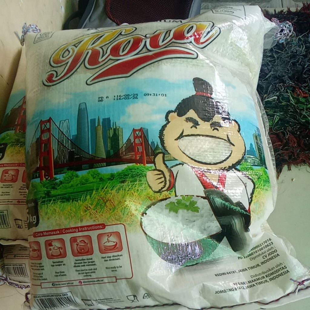 

BERAS KOTA 5 Kg 2 PAC