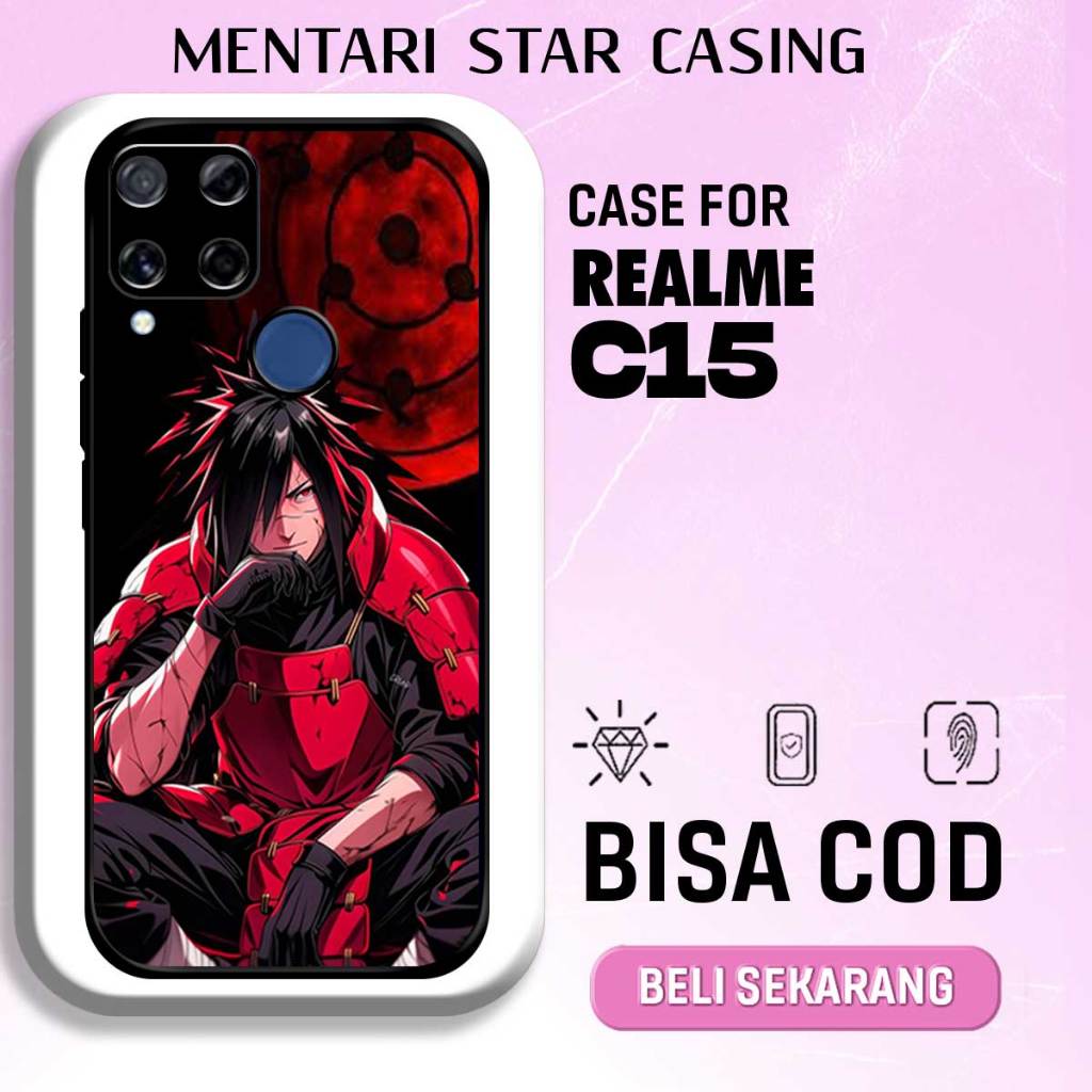 CASE REALME C15 - Softcase Premium Matte Hard Case - Case Glossy Motif MADARA