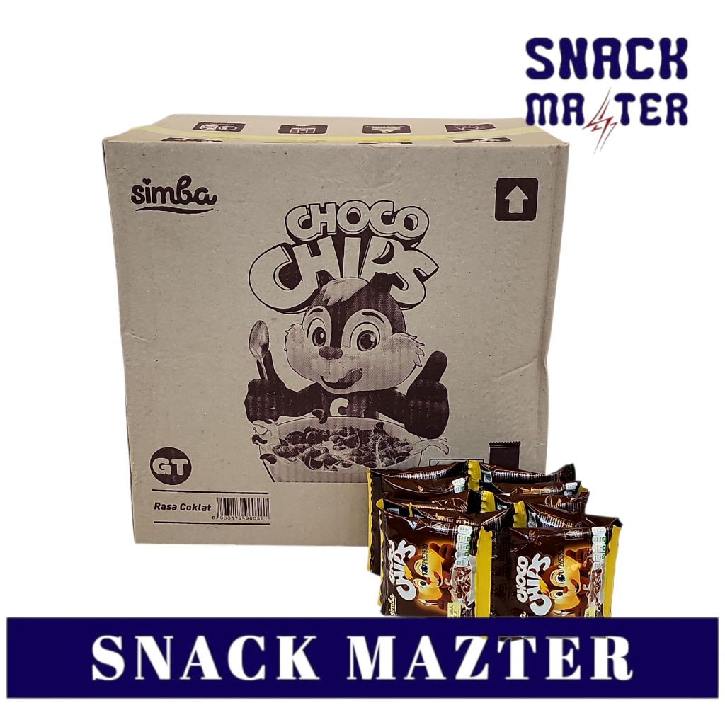 

Simba Chocochips Renceng KARTON - ISI 16 Renceng (Netto 10 Bks x 6 gr)