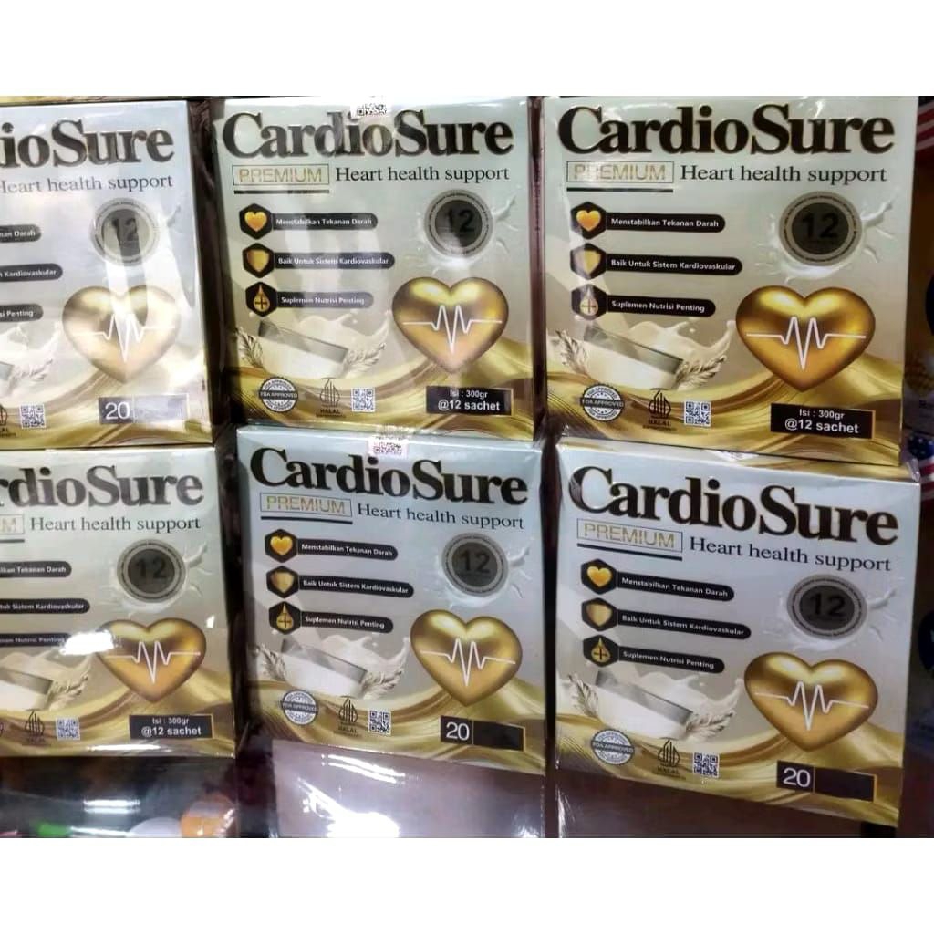 

PROMO Paket 2 Box Cardiosure Milk Susu Hipertensi Atasi Masalah Jantung Kolesterol BPOM MUI