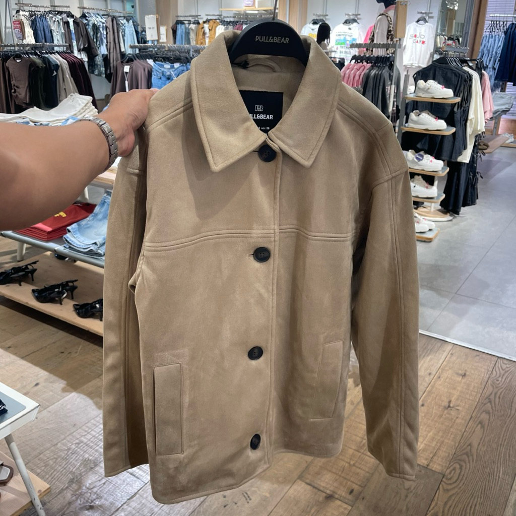 Jaket Suede PULL&BEAR Women Jastip (jasa titip)