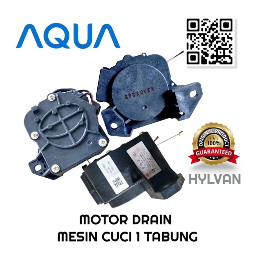 MOTOR DRAIN MESIN CUCI 1 TABUNG AQUA