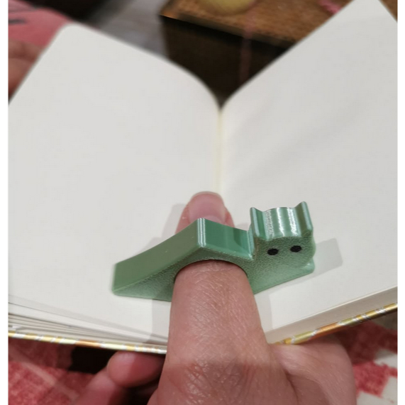 

3D Print Book Page Holder Pembatas Buku Pemegang Halaman Buku Unik Minimalis Model 3