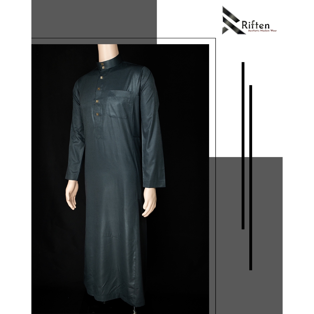 RIFTEN | GAMIS PRIA | JUBAH PRIA | GAMIS PRIA LENGAN PANJANG | JUBAH PRIA LENGAN PANJANG | GAMIS MUS