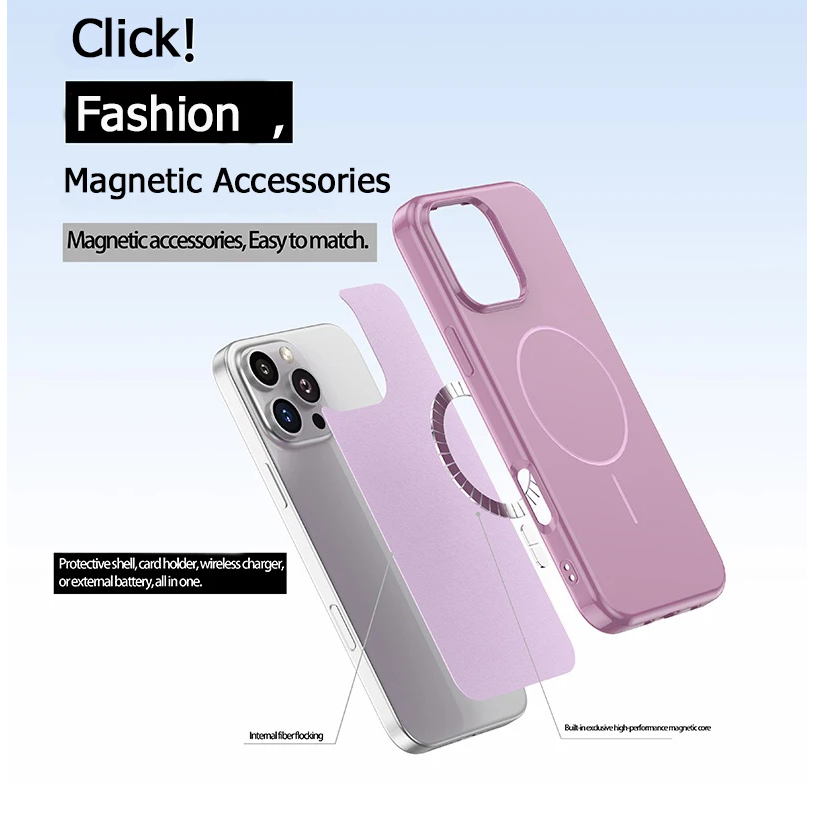 Case for iPhone 13 13 Pro 13 Pro Max Softcase CANDY MAGNETIC MAGSAFE Casing Case Hp iPhone 13 13 Pro