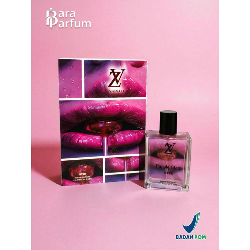 VIZ & CO 100ML RYSK SERIES PURPLE GLAM VARIANT EAU DE PARFUME