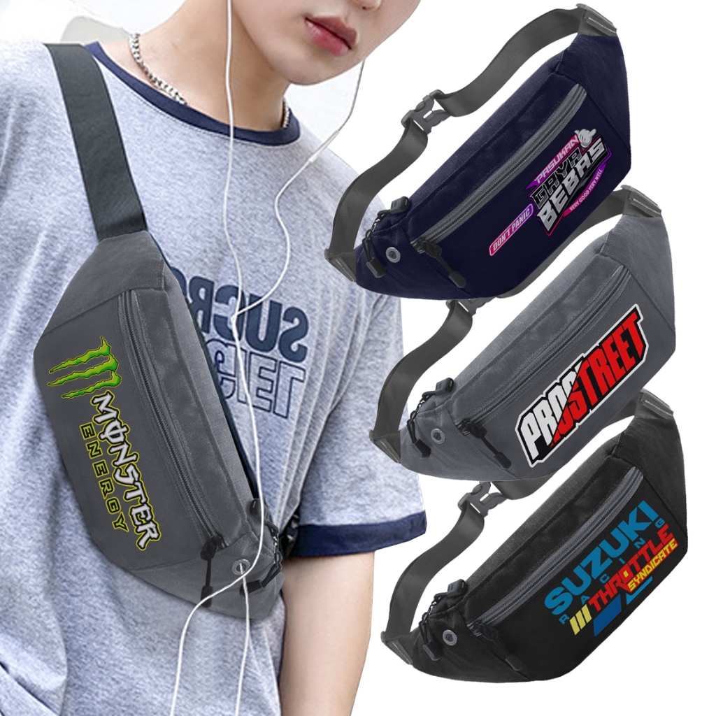 Tas Pinggang Pria Gaul Selempang Cowok Mini Tas Soren Selendang Laki Sublim