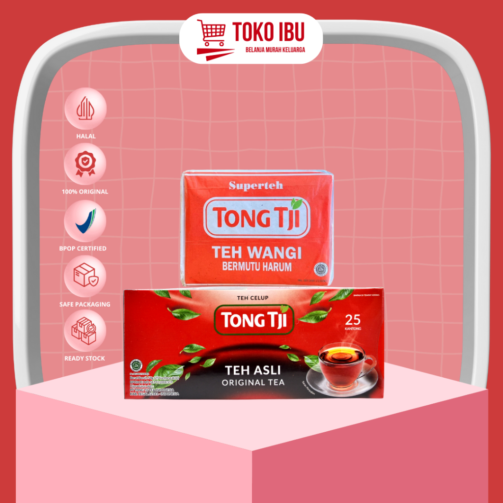 

Teh Hitam Celup Tong Tji Original Tea 25s Kantong / Tabur