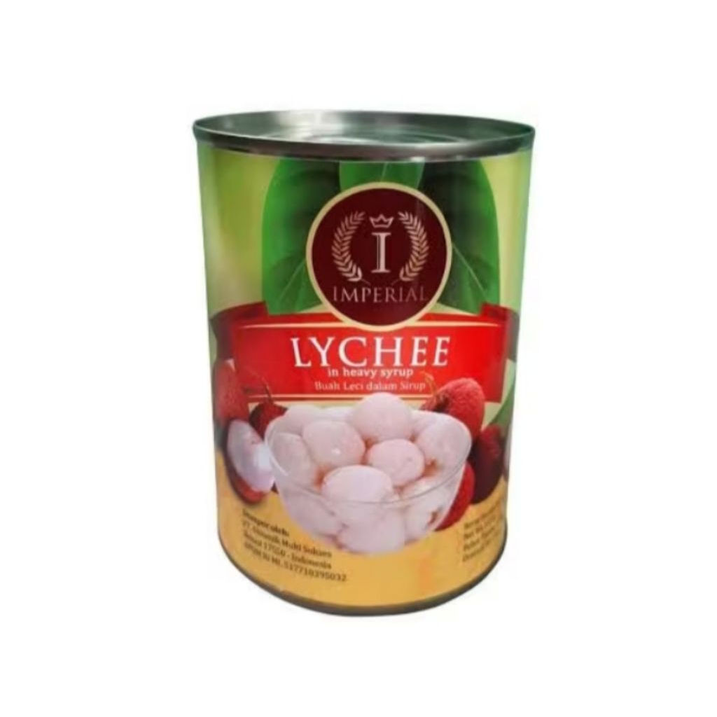 

IMPERIAL LYCHEE/ SIRUP BUAH DALAM KALENG 565 GRAM (KALENG PENYOK DIKIT)